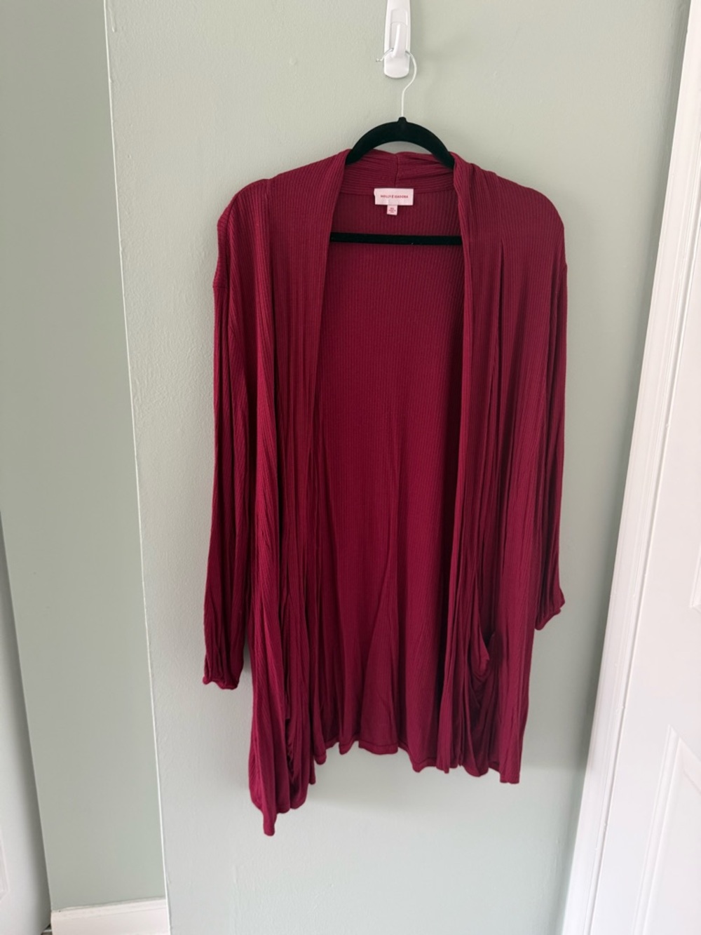 Lightweight Open-Front Cardigan with Pockets